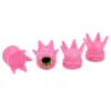 Accesorios de modificación de llantas Crown Tapa de válvula Crown Plástico Galvanoplastia Cubierta de válvula de siete colores