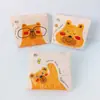 Paquete de 40 pañuelos pequeños infantiles con diseño de dibujos animados, portátiles, impresos, hechos de pulpa de madera virgen, adecuados para uso tanto seco como húmedo