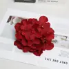 Flores de hortensia artificiales para boda, flores artificiales de color otoño para decoración de salón de bodas, arreglos de flores artificiales, decoraciones de pasillo, flores de seda amarillas