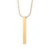 Collar Largo de Tira Simple Personalizado Tohm Cadena de Hueso de Serpiente Columna Versátil Cadena para Suéter Accesorio de Moda