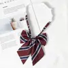 Accesorios para Camisa Rayas Rojas Estilo Estudiante Japonés Estilo Preppy Jk Lazos Lazos Femeninos Uniforme de Marinero Uniforme Académico Lazos