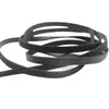 Cuerda de cuero sintético de 5 mm para manualidades, cuerda de cuero, accesorios para zapatos de frijol, tira de cuero, cuerda de terciopelo, fabricantes, accesorios, venta al por mayor