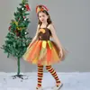 Nuevo Vestido de Pavo de Acción de Gracias Cos Disfraz de Fiesta Tutú Falda Tutú Vestido de Princesa Pavo de Dibujos Animados