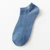 Calcetines de Color Sólido para Hombre Japoneses Vintage Primavera y Verano Nuevos Calcetines Cortos Calcetines de Barco Calcetines Bajos para Hombre Calcetines de Algodón