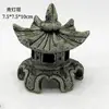 Aquário Tanque de peixes Paisagem Tanque de peixes Feng Shui Zen Estátua de Buda antiga série Artesanato de resina Fantasia Ornamentos de alta qualidade