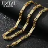 Venda Quente Transfronteiriça Amazon Aliexpress Moda Europeia e Americana Tendência Personalizado Aço Inoxidável Aço Titânio Colar Pulseira Masculina