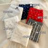 Cuecas Boxer de Algodão Retro Floral Antibacterianas 10A para Meninas, Gancho Estendido de Algodão, Cuecas Boxer Femininas de Cintura Média e Cobertura para o Quadril