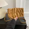Bolso Pequeño Cuadrado de Nicho Estilo Coreano, Bolso de Gran Capacidad, Nuevo Modelo 2026, Bolso de Moda Plegado Tendencia para Mujer Commuter, Bolso de Hombro Único Cruzado