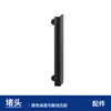 Rodapié de aleación de aluminio estilo pared plana montado en superficie sin ranura, Rodapié empotrado minimalista, Rodapié metálico invisible
