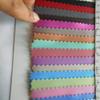 Rollo de Goma Suave Ecológico de 0.4MM Material de Gelatina Colorido Escarchado de Doble Cara Patrón Nieve Película de Color Sólido Tela de PVC para Bolsa de Zapatos