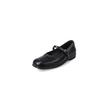 Sapatos de Ballet Esportivos de Couro de Vaca Bonitos e Confortáveis Coleção Outono 2025 Salto Médio Bico Quadrado Couro Genuíno Fivela Sapatilhas Casuais para Mulheres