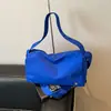 Bolsa Transversal Fashion de Grande Capacidade Casual Estilo Coreano para Viagem, Bolsa de Ombro Leve e Simples para Fitness, Bolsa Almofada Tendência