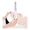 2023 Nova Cola para Manicure de Cílios Lâmpada de Secagem Rápida Lâmpada de Piso LED para Alongamento de Cílios Postiços Luz Roxa UV