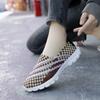 Zapatos de talla grande tejidos a mano, zapatos casuales de plataforma, zapatos de mujer, zapatos casuales deportivos de estilo coreano, zapatillas de estudiante, zapatos de viaje