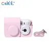 Adecuado para bolsa de cámara de cuero Fujifilm Instax Mini 13, estuche portátil universal Mini 12, bolsa protectora, bolso cruzado