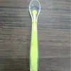 [Atacado pequeno] colher de silicone colher macia de silicone para bebê talheres para bebê aprender a comer talheres para suplemento alimentar