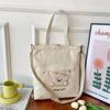 Bolsa de lona coreana para hombre y mujer, bolsa de mensajero ins, gran capacidad, bolso de hombro para estudiante, bolsa de tela para la escuela, outlet de fábrica