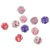 Cuentas de Flor de Camelia Suaves y Llenas de Encanto, Cuentas de Bola de Flor de Hoja Verde Rosa de Arcilla, Bolígrafo de Cuentas para Manualidades, Cadena para Teléfono y Piezas de Accesorio