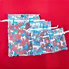 Nueva Bolsa de Regalo de Organza Navideña con Estampado de Copo de Nieve, Ciervo y Estrella, Bolsa de Regalo de Organza para Dulces