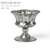 Plata Jarrón de Flores Clásico Maceta Retro Nostálgico Hierro Estilo Europeo Mesa de Boda Flor Adornos de Flores