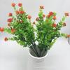 Ramo de Plástico Artificial Anti-Uv Transfronterizo Flor Artificial Pasto de Primavera de 7 Puntas Camelia Protección Solar para Exterior Amazon