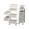 Estante de almacenamiento para carrito de cocina, multicapa, para el hogar, de pie, móvil, multifuncional, para frutas y verduras y refrigerios.