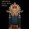 Estatua Divina de Anciana Negra Hu Sanyei Taonai Corona de Fénix Abuela de Taishan Niangniang Guanyin Estatua de Buda Tocado Corona de Cabeza Sombrero