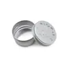 Caja redonda de aluminio roscada de 80 ml caja para jabón artesanal caja de embalaje cosmético caja para desinfectante en gel en stock