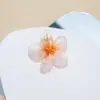 5cm Médio Transparente Frangipani Moda Transfronteiriça Florista Coração Doce Presilha de Cabelo Acessórios de Cabelo Pegador Acessórios de Cabelo