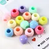 Cuentas de Plástico Coloridas de Agujero Grande para Manualidades DIY Cuentas de Barril Material para Ensartar Pulsera Collar Accesorios de Joyería Cuentas Sueltas Venta al por Mayor