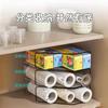Yx3266 Soporte de Almacenamiento para Envoltura de Plástico Caja Cocina Sellado y Organización de Bolsas de Plástico Artefacto de Almacenamiento para Bolsas de Plástico Desechables