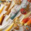 Pingente de sachê para o Festival do Meio do Outono de Shangjin DIY sachê bordado frente e verso bolsa pingente de borla para carro pequeno presente de Meio do Outono