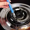 Escova de Limpeza para Fogão a Gás, Pequena Escova de Aço para Tampo de Fogão de Cozinha, Removedor de Manchas Poderoso, Escova para Fogão a Gás, Escova Multifuncional para Limpeza sem Cantos Mortos ou Frestas