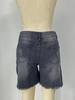 Shorts de Mezclilla Rasgados con Flecos de Gran Tamaño para Mujer, Comercio Exterior Transfronterizo Europeo y Americano, Suministro