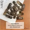 Café Escuro Natural Casca de Coco Peças Triangulares Dente de Cachorro Peças Quadradas Flores Feitas à Mão Peça de Botão Colar Acessórios para Joias DIY