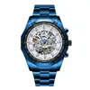 Dropshipping Reloj Mecánico Impermeable Totalmente Calado Automático Completo Para Hombre Reloj de Hombre Reloj con Correa de Acero Silencioso