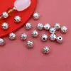 Estilo Antigo Padrão de Estrela de Cinco Pontas Dupla Face Oval Contas Soltas 6mm Pulseira de Cristal Brincos Colar Acessórios de Joias DIY com Contas