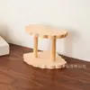 Soporte de exhibición de madera para figuras y juguetes, estante de almacenamiento de varios niveles para suculentas y plantas verdes, organizador para cosméticos y perfumes