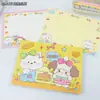 Cuaderno de Página de Color Mary Kitty de Dibujos Animados, Layout Plano, Tamaño B5, de Alto Valor para Estudiantes, Notas Simples, Diario, Planificador