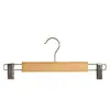 Perchero multifuncional para exteriores con pinzas para pantalones, perchero de madera antideslizante para uso doméstico, fuerte tendedero de madera maciza antideslizante para pantalones, pinza para faldas de madera de alcanfor para dormitorio