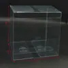 Caja de embalaje plegable transparente de plástico pvc caja exterior figuras hechas a mano para juguetes regalos adornos modelos de coches bandeja interior caja PET