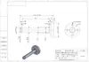 Montaje de Brida Articulada Flotante Tipo Brida Redonda Eje con Ranura para Anillo de Retención Pasador Voladizo 45# Núcleo de Eje WHE01
