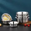 Nuevo Modelo de Recipiente para Sopa de Acero Inoxidable para el Hogar, Recipiente Espesado Multifuncional Portátil de Cocina para Batir Huevos, Recipiente para Pescado en Escabeche de Gran Capacidad