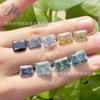 Color DEF VVS moissanita radeon gema artificial moisan piedra desnuda anillo pulsera collar anillo piedra principal accesorios