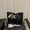 Bolso de Mano de Seda Retro de Gran Capacidad para Mujer, Moda 2025, Bolso Tote Casual para Hombro para Mujer