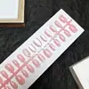 Puntas de Uñas Artísticas Simples Transparentes Estilo Ojo de Gato Anchas Tiras Pre-hechas 30 Piezas Por Tamaño Uñas Portátiles Fábrica Directa Personalización