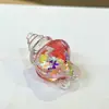 Mini Botella de Arena con Forma de Corazón Llavero Líquido Polvo de Amor Colgante Disco Duro Pequeño Colgante Accesorios de Inyección de Aceite de PVC