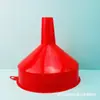 Não. 6 Funis Plásticos Vermelhos, Funil Plástico de Diâmetro Grande, Funil Plástico para Arroz, Óleo, Água, Cola, Espessado Extra Grande, 2 Yuan