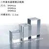 Suporte de Exibição de Bola de Cristal de Vidro Acrílico Transparente para Joias Suporte de Exibição de Ornamentos Esféricos Pérolas Minerais