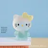 Nueva Decoración de Manualidades de Resina de Gato Coloridas Translúcidas Mate Figura Linda Creativa de Moda Adorno para Coche de Escritorio